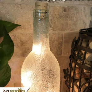 Gift for Gigi, Uniquely Decorated Lighted Wine Bottle, Best Gigi Ever image 4