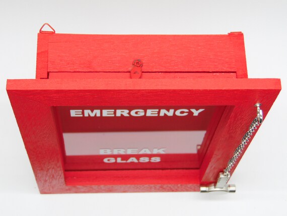 Cigarette Lighter In Case Of Emergency Break Glass Shadow Etsy