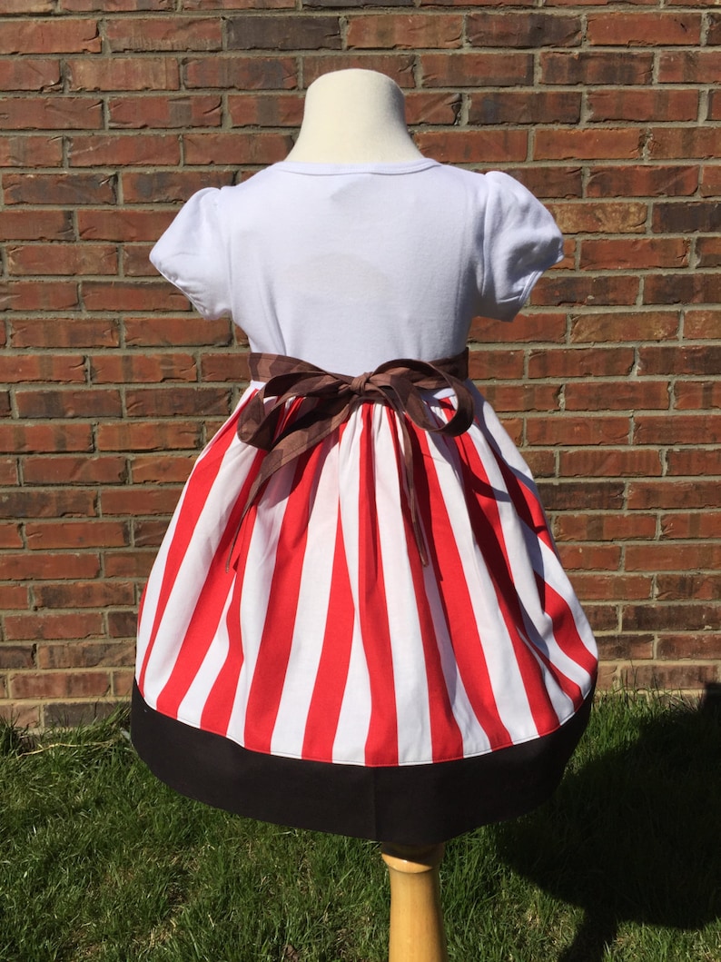 By Hoot n Hollar Children/'s Clothing Pirate Princess Deluxe Shirt Dress for Girls Sizes 6m-12yrs