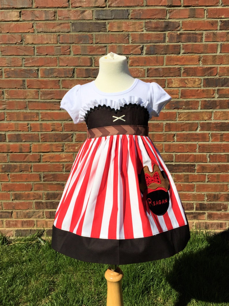 By Hoot n Hollar Children/'s Clothing Pirate Princess Deluxe Shirt Dress for Girls Sizes 6m-12yrs