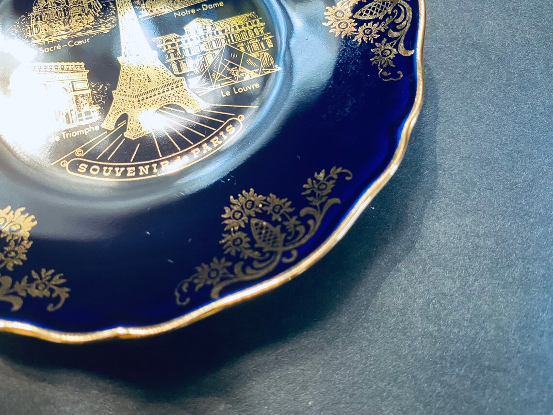 Imperial Limoges Porcelain Paris France Souvenir Trinket Dish Etsy