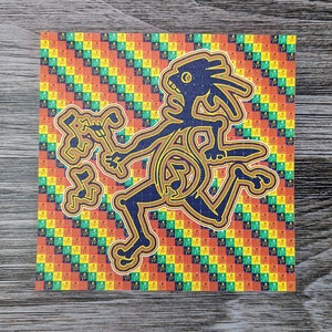 NoteEater Blotter Art | "Note Eater" | Widespread Panic | Psychedelic Themed Music Jam Band Southern Rock n Roll Print