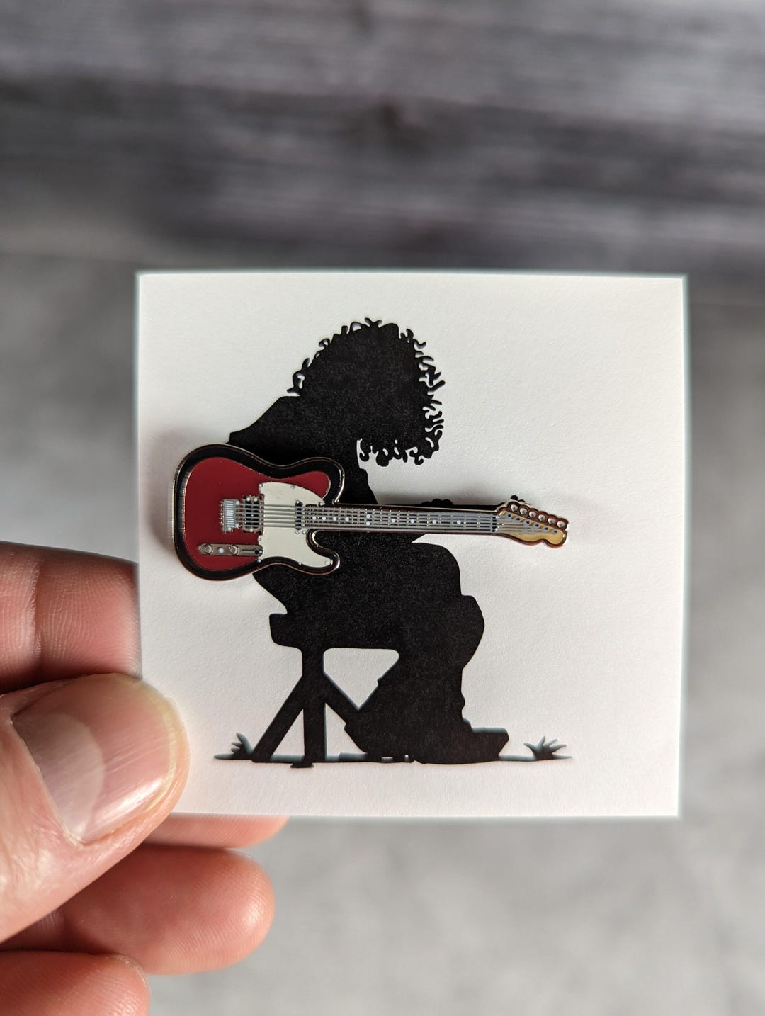 Telecaster Pin Only 5 Left | Widespread Panic Hat Pin, Mikey Houser, Fender Tele. WP ...