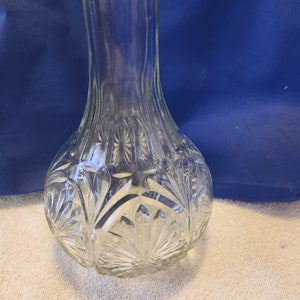 Vintage Heavy glass vase, 1970&#39;s, Excellent Condition