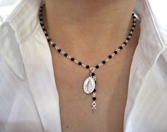 Black Madonna Necklace - Etsy