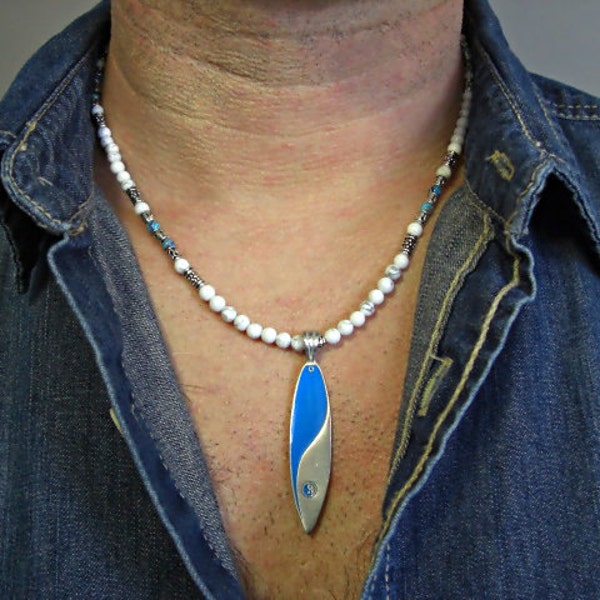 Surfboard Necklace Etsy