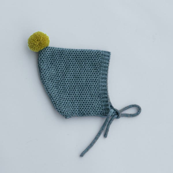 Chapeau Pixie tout-petit - bonnet bébé tricoté - Bonnet bébé Pixie - Chapeau tricoté enfants - Chapeau pour bébé Pompom - Chapeau tricot pour enfants