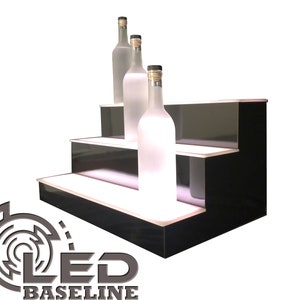 16" Led 3 Step Bar shelf Liquor bottle Glorifier