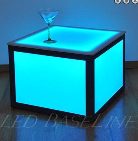 led end table
