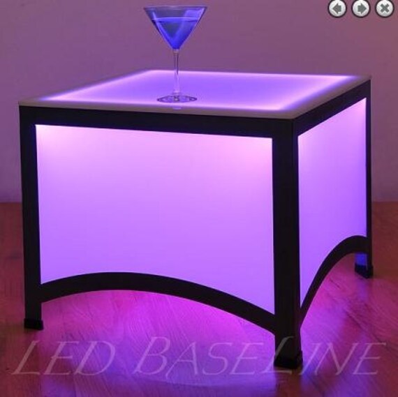 Arched Led End Table 21 in heigth Display Glass Bar or Etsy