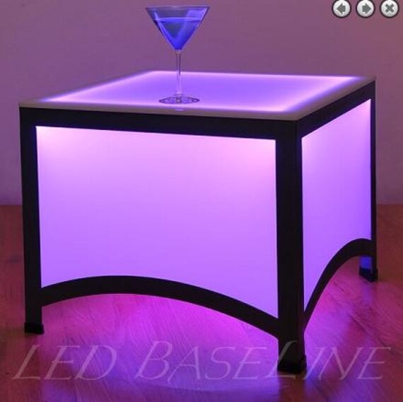 led end table