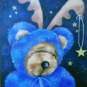 Paquete de patrones de pintura decorativa "Ayudante de Papá Noel"