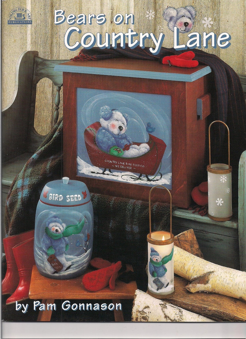 Decorative tole Painting Instructional Book by Pam Gonnason, a 43 Page