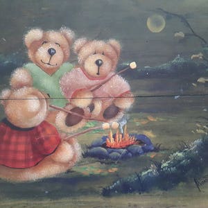 Decorative Painting Pattern Packet &quot;Camping Bears&quot;