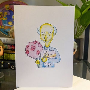 M. Burns - Carte de voeux