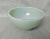 Fire King jadite green cereal bowl 5 quot Jane Ray vintage retro kitchen