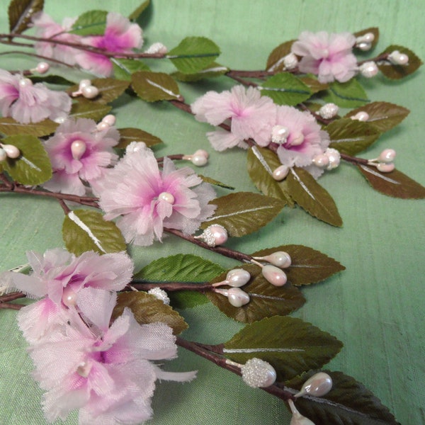 Silk Flower Spray Etsy