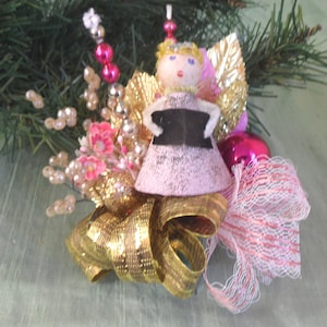 Pink and Gold Mum/stich Inspired Baby Shower Corsage/girl Baby Shower Ribbon/angel  and Stich Inspired Baby Shower Pin 