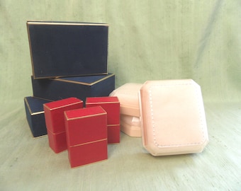9 craft boxes / vintage variety box supply / empty craft box lot / empty perfume box