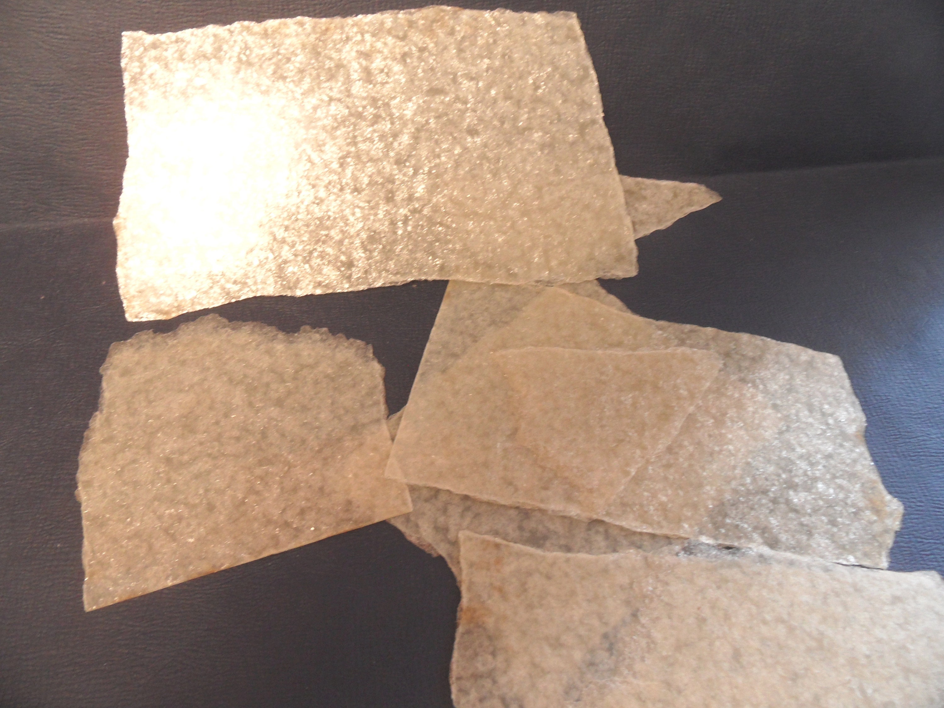 Mica sheet lot / beige mica pieces 10 oz / free from mineral Etsy