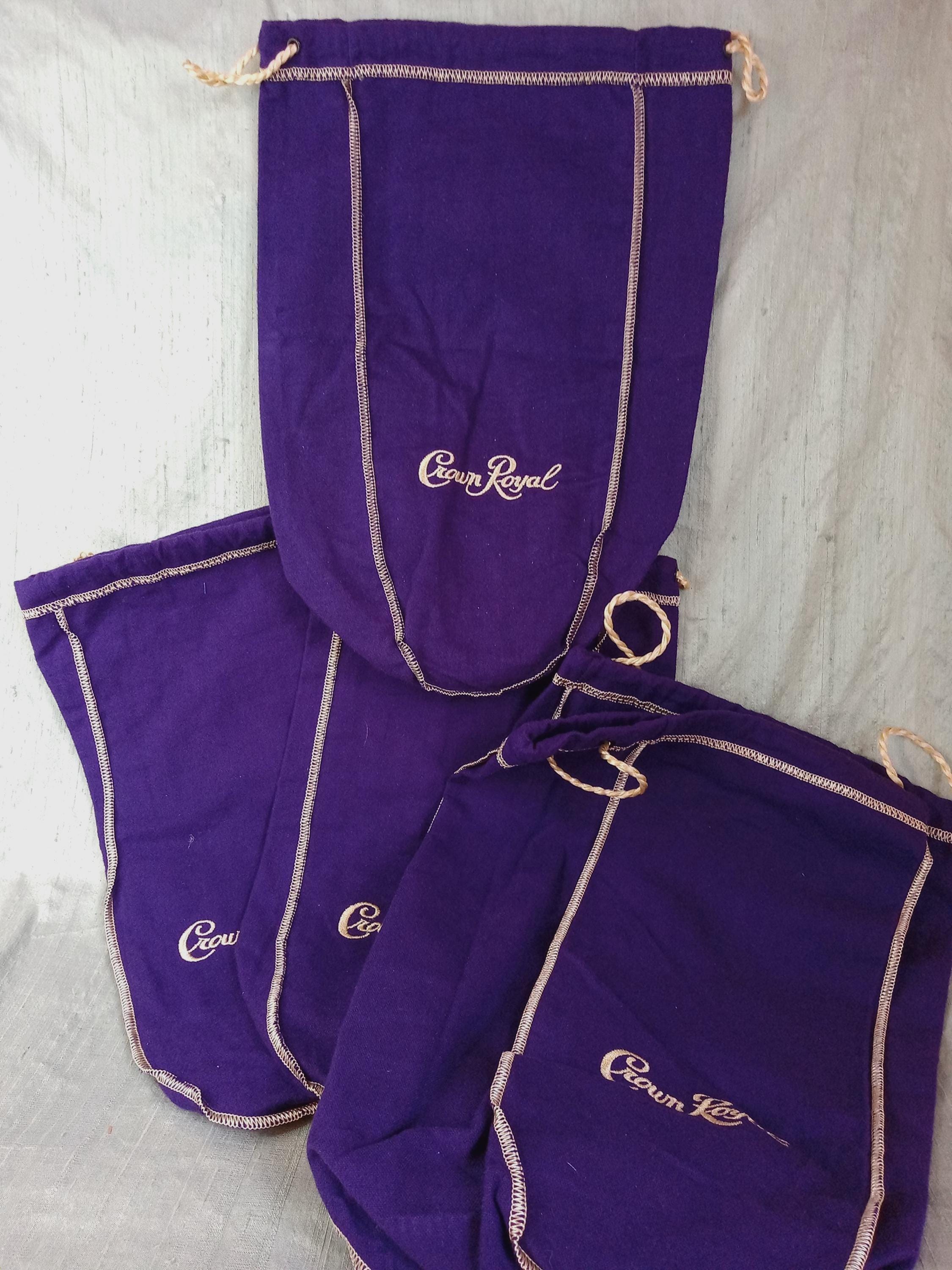 Crown Royal Bag Nur Mit Kordelzug – Grün, Ca. 23x14 Cm, Für Basteln, Würfel & Geschenke