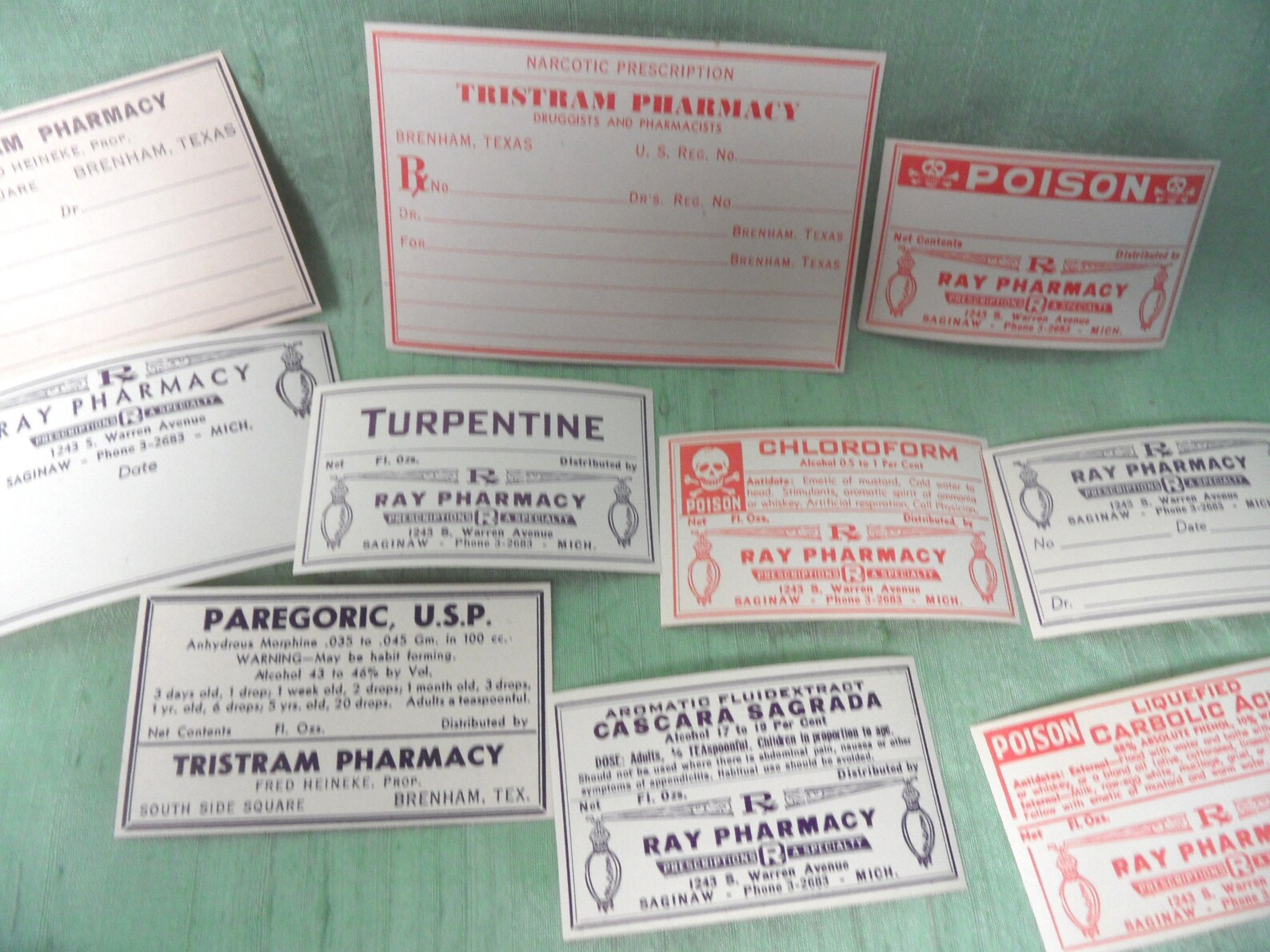 45 Various Pharmacy Labels / Vintage Apothecary Label Lot / - Etsy