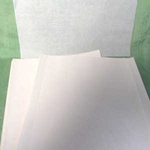 25 sheets of Onion Skin typing paper / 8.5&quot; x 11&quot; vintage typewriter paper, Racerase Southworth