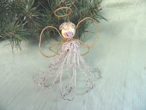 Angel Seed Bead Ornament Angel Seed Bead Ornament