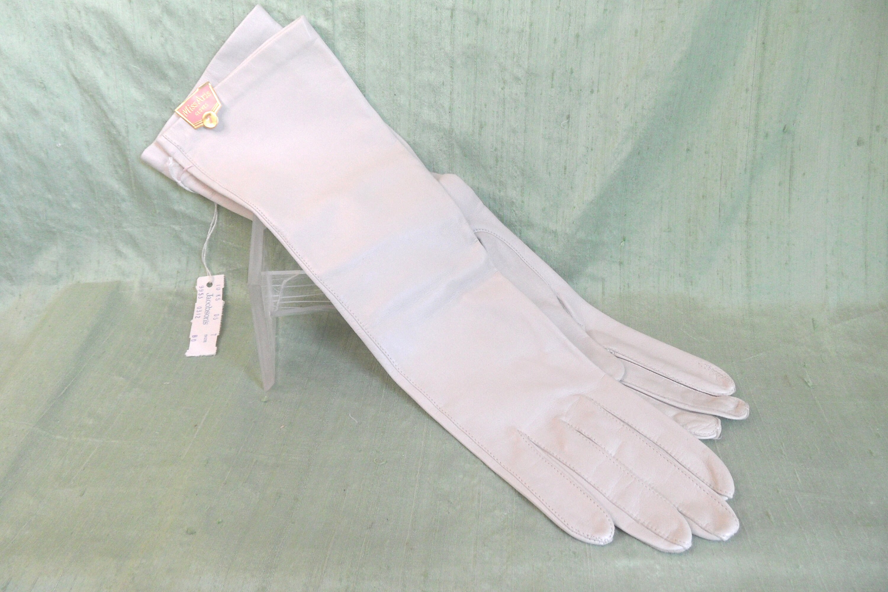 Vintage Long Leather Gloves 8 - Etsy