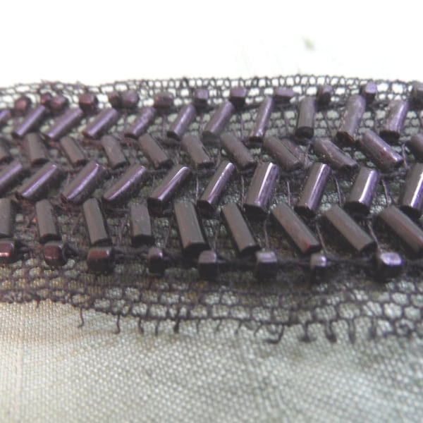Bugle Bead Trim Etsy