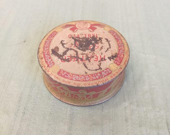 Lata vintage de rouge Whitehall, cor True Red.