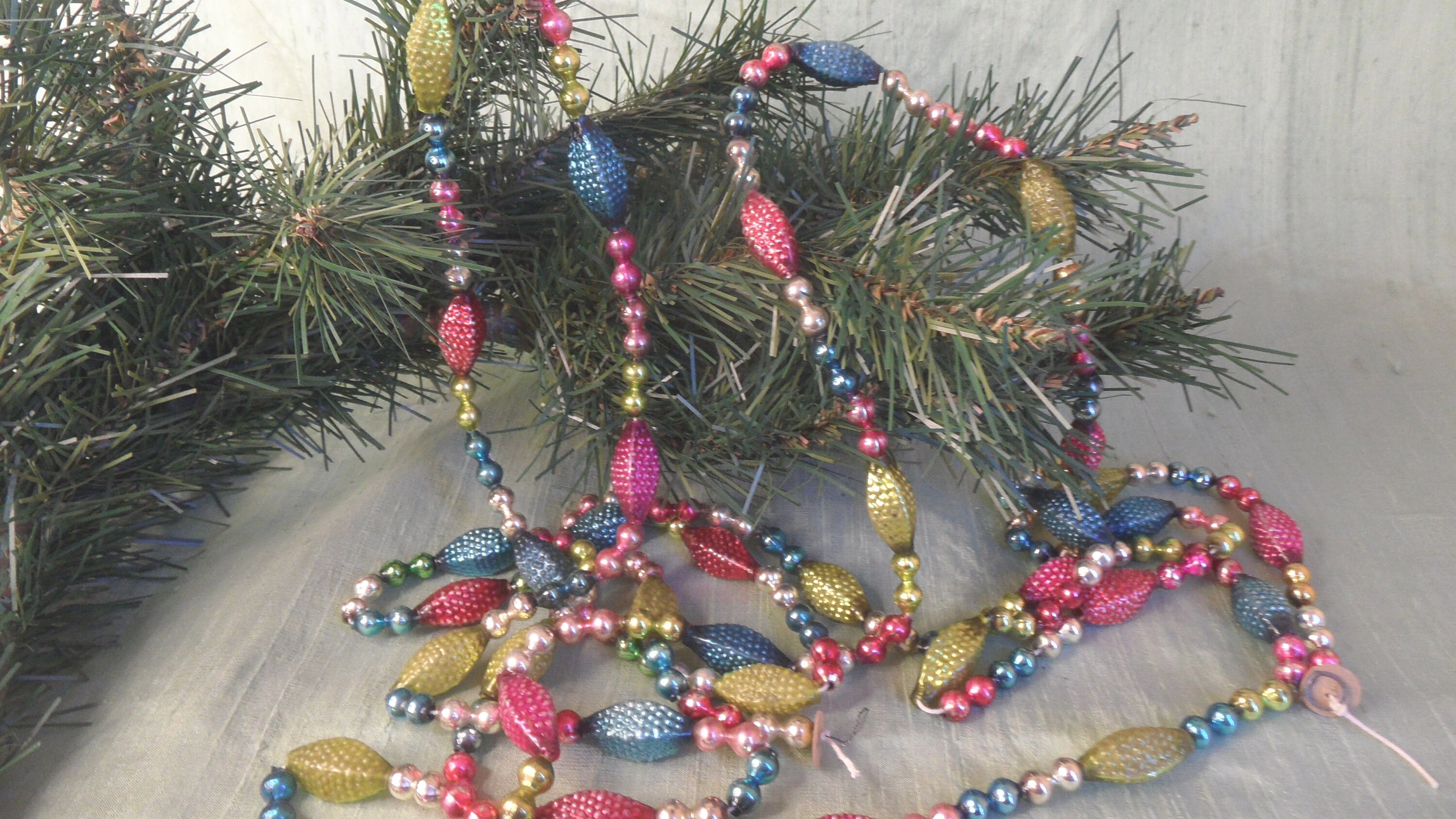 27 FT. Acrylic Crystal Garland Christmas Tree Decorations Sparkly String  Sparkly Crystal Decor Balls Wholesale Blue Gatsby Glam Glitz Beads 
