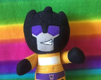 TF G1 Swindle and Combaticon Plush Toy: BittyBot Stuffed Doll (9"/15")