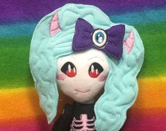 Japanese Fashion Doll Kei Doll Creepy Kei Fleece Plush Plushie Toy