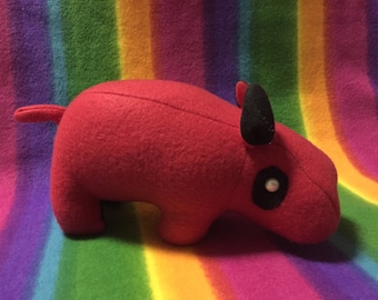 Deadpool Hippo Plush Plushie Toy Mythfit Hippopotapool