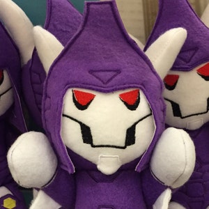 TF Cyclonus G1 or Lost Light MTMTE Plush Plushie BittyBot Stuffed Animal Doll Toy from Mythfits
