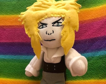Labyrinth Jareth Goblin King David Bowie Hand-made Plush Plushie Doll Toy Stuffed Animal