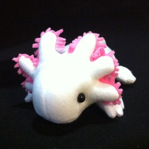 Crochet Axolotl Amigurumi Stuffie Plushie Toy 