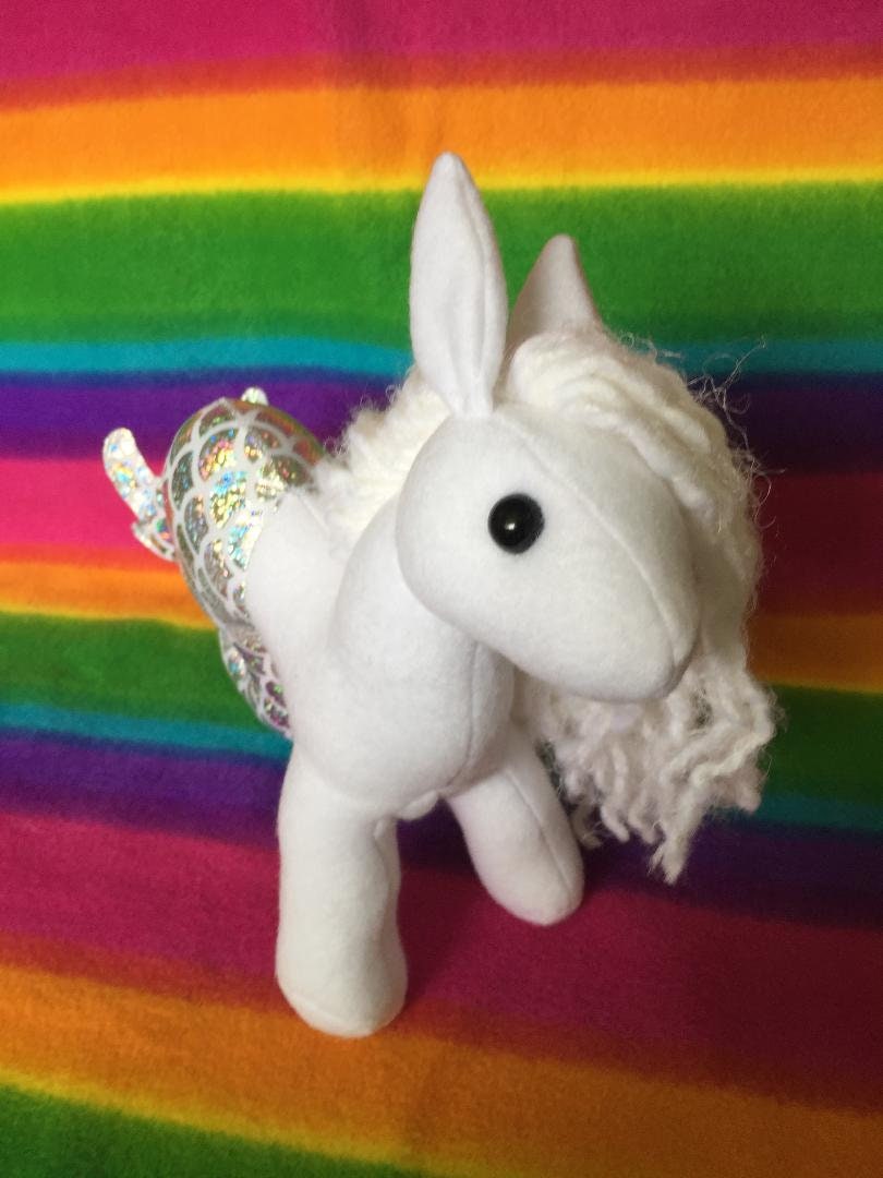 Hippocampus Capricorn Sea Horse Sea Goat Mer-horse Mer-goat Mermaid Horse Goat Mythical Fleece Figure Doll Soft Toy