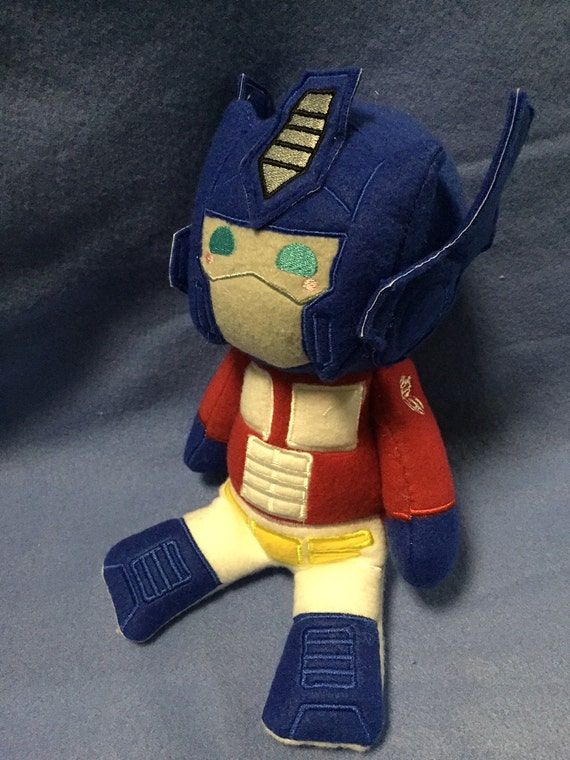 optimus prime plush toy
