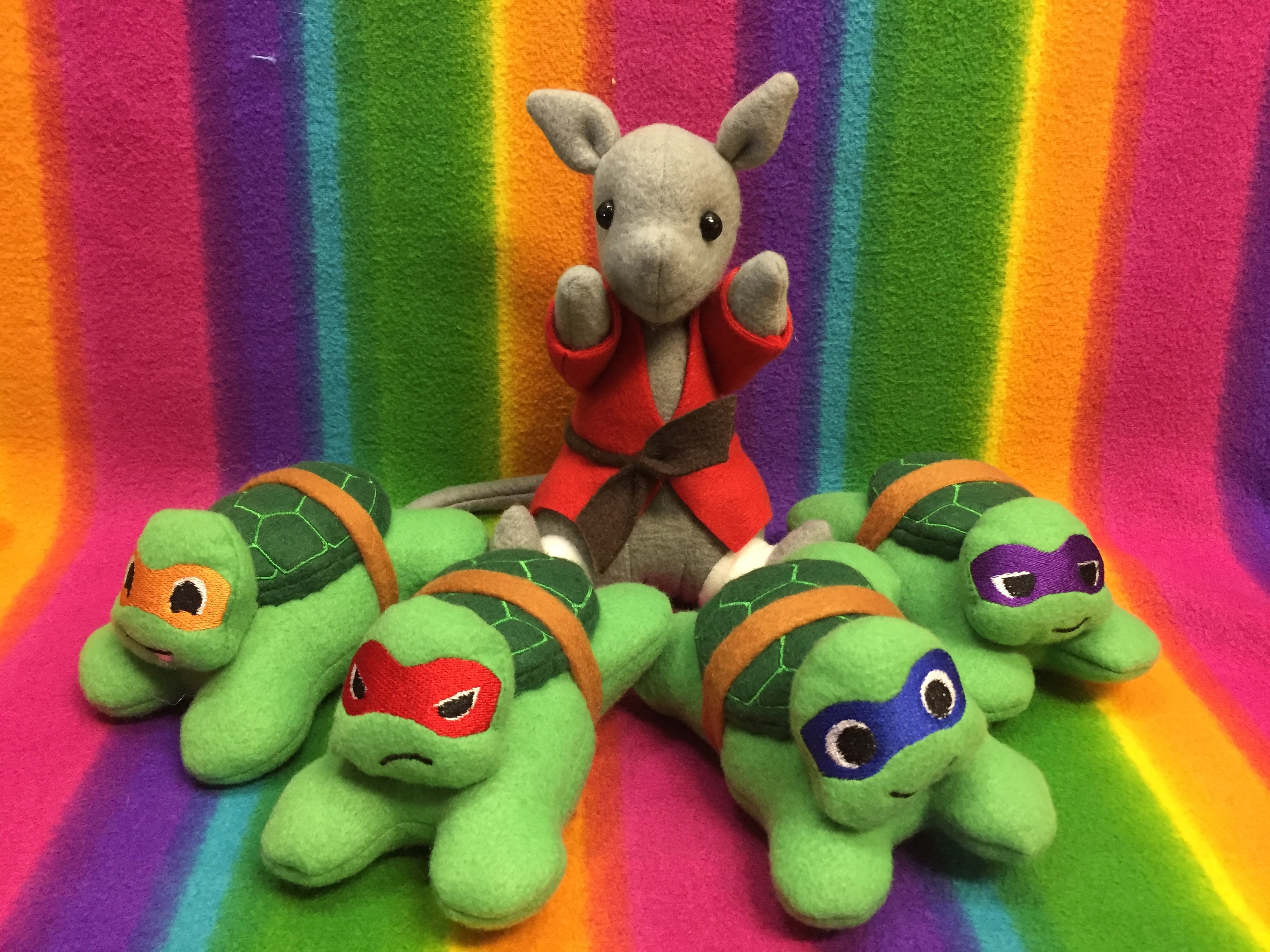 Teenage Mutant Ninja Turtle Phunny Plush Bundle