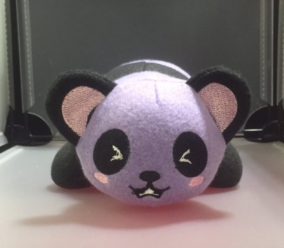 purple panda plush