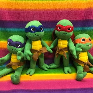 Teenage Mutant Ninja Turtles Leonardo Michelangelo Donatello Raphael 3 Pack T-shirts Toddler to Big Kid