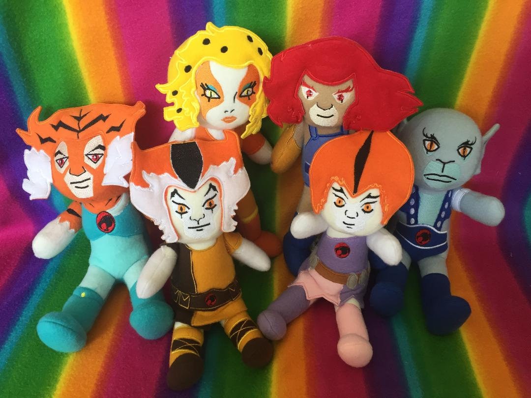 チュオン様 Thundercats 80s Cartoon Series 1 Lion-o Cheetara Panthro Tygra