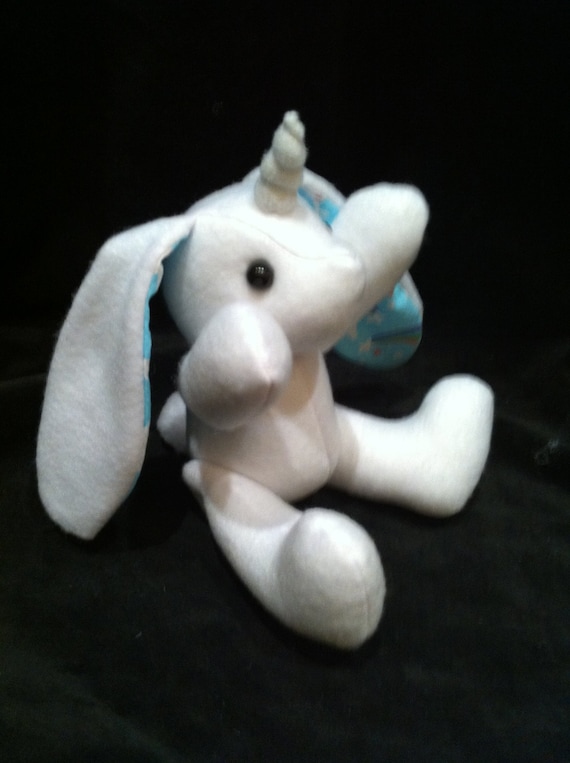 unicorn bunny plush