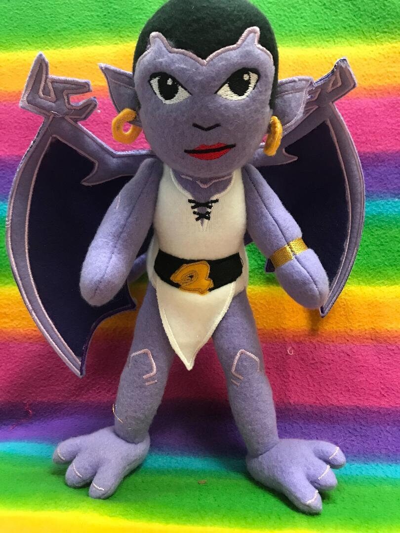 D*sney's Gargoyles Thailog Angela 90s TV Series Set 2 Plush Plushies Stuffed Animal Doll Toy
