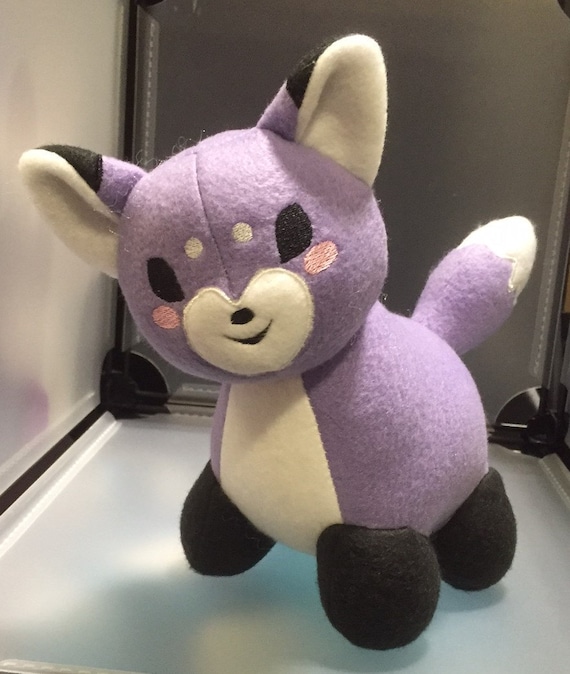 purple foxy plush