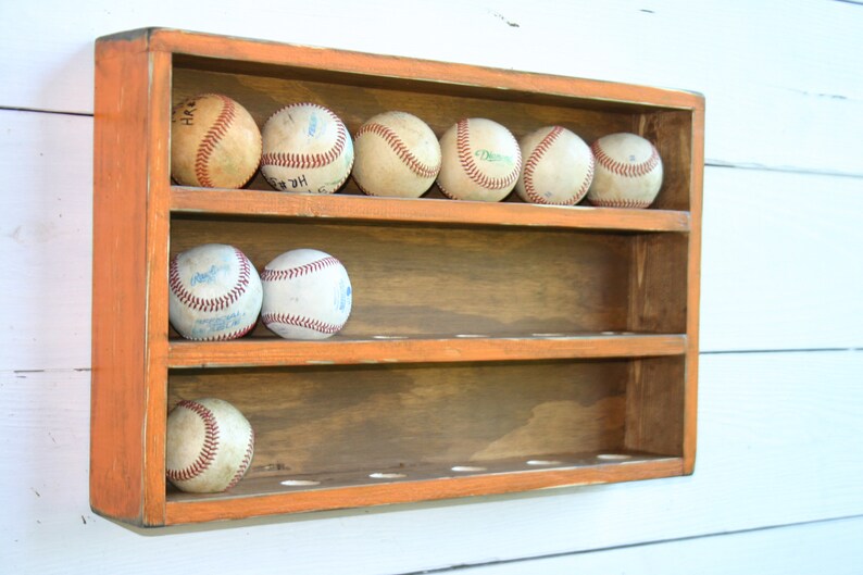 Baseball Wall OrganizerBaseball RackBaseball HolderBall Etsy