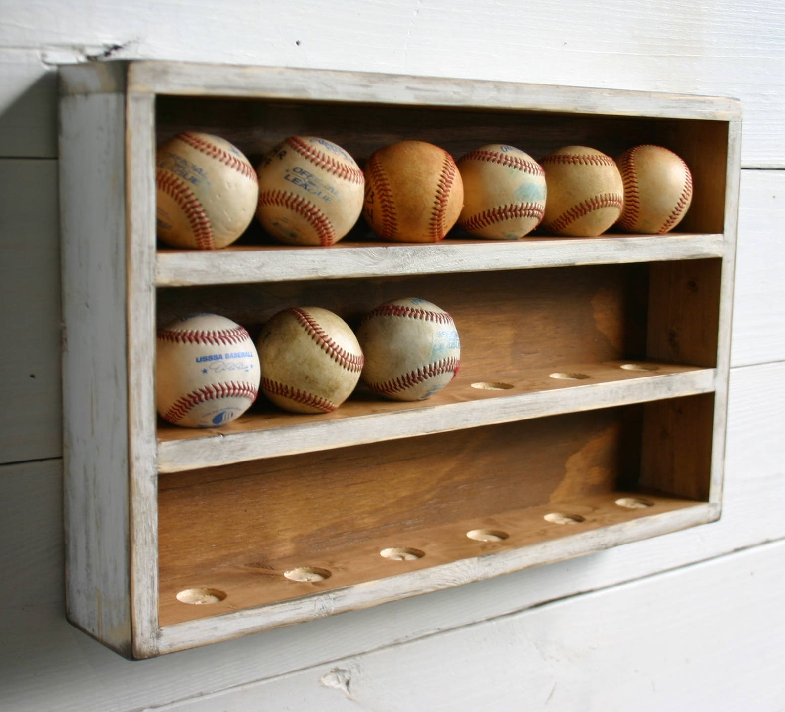 Baseball Wall OrganizerBaseball RackBaseball HolderBall Etsy