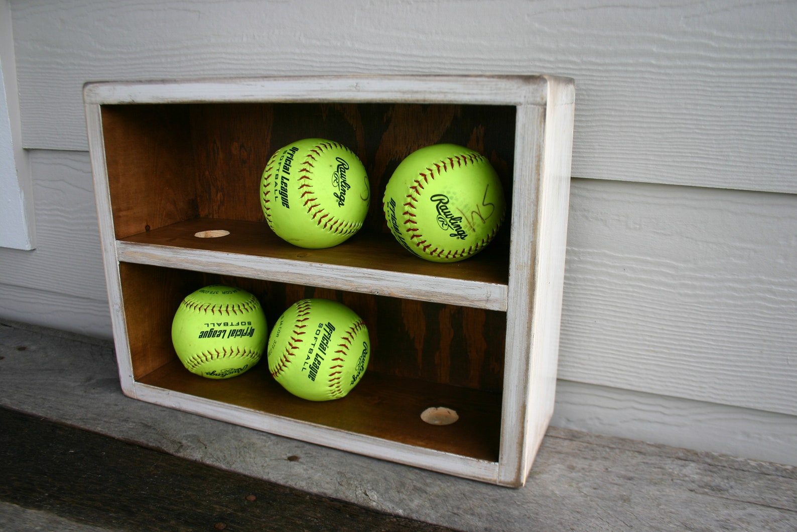Softball Wall OrganizerSoftball RackBaseball HolderBall Etsy